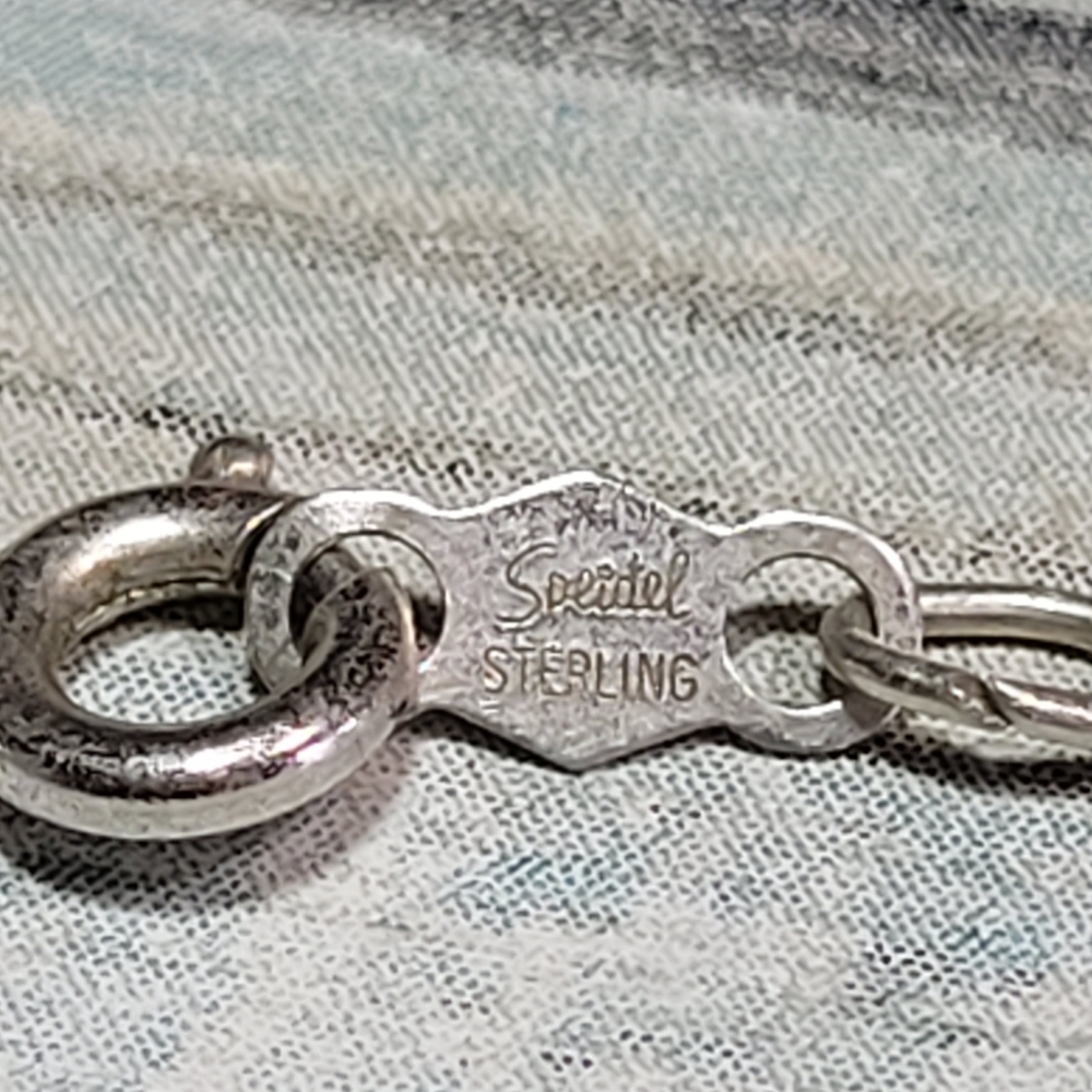 Speidel Sterling Serenity Prayer Pendant Necklace. - Picture 6 of 12